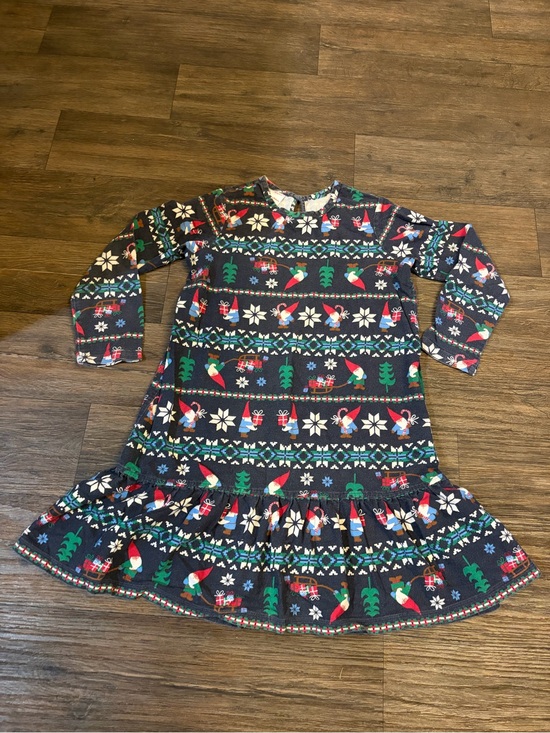 Hanna Andersson Other - Hanna Andersson Girls Navy Christmas Gnome Nightgown Size 10